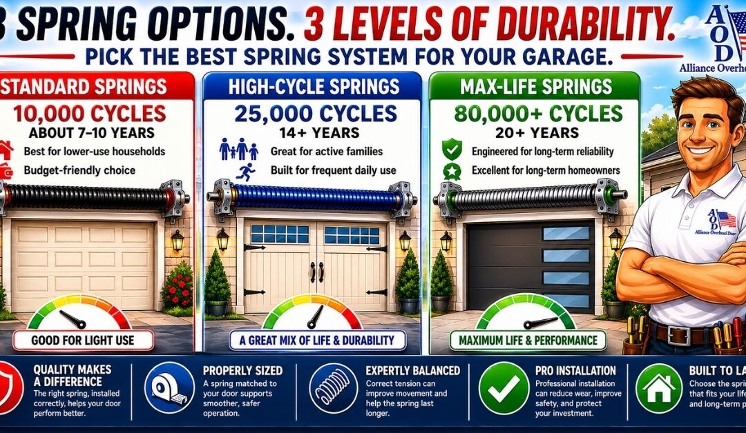 How Long Do Garage Door Springs Last & Cycle Ratings Mean