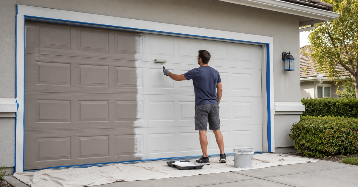 How To Paint A Garage Door